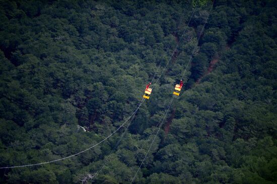 Miskhor - Ai-Petri cableway commissioned in Crimea after repair works