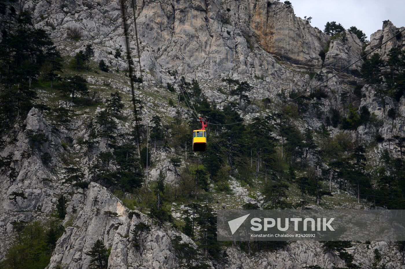 Miskhor - Ai-Petri cableway commissioned in Crimea after repair works