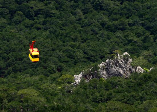 Miskhor - Ai-Petri cableway commissioned in Crimea after repair works