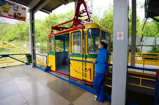 Miskhor - Ai-Petri cableway commissioned in Crimea after repair works