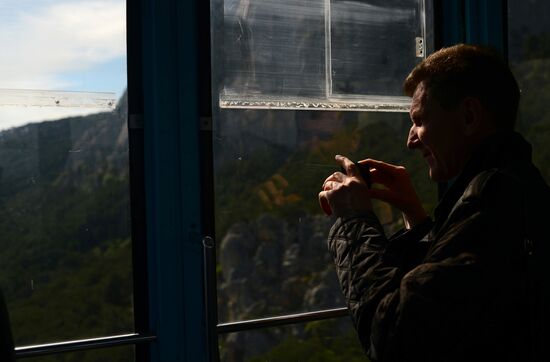 Miskhor - Ai-Petri cableway commissioned in Crimea after repair works