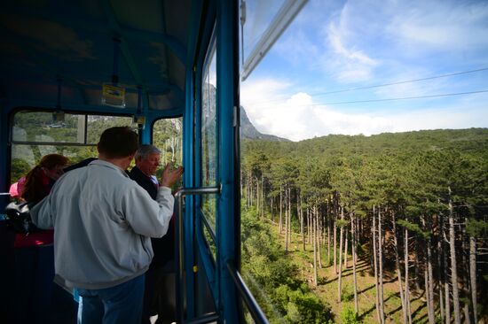 Miskhor - Ai-Petri cableway commissioned in Crimea after repair works