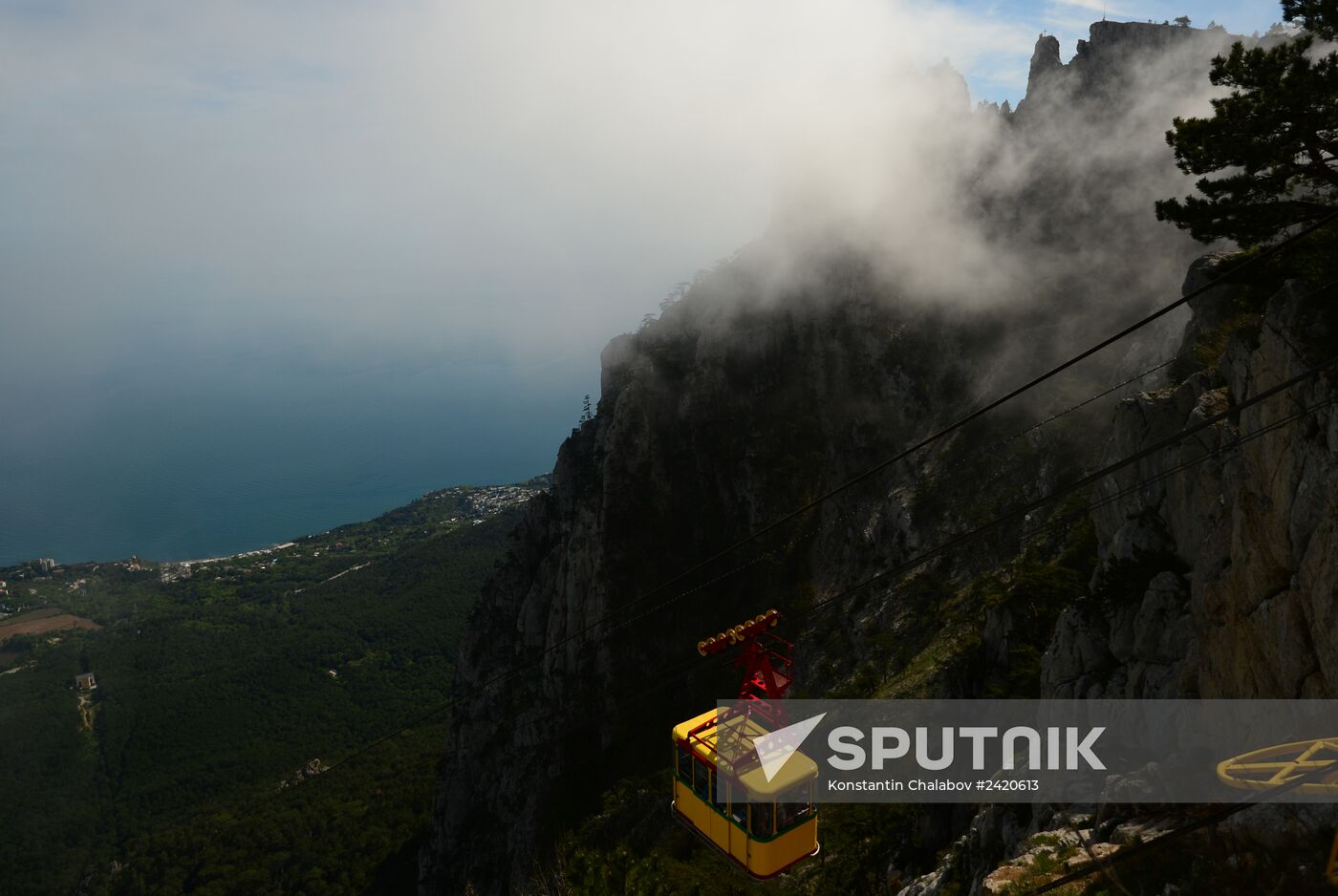 Miskhor - Ai-Petri cableway commissioned in Crimea after repair works