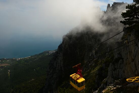 Miskhor - Ai-Petri cableway commissioned in Crimea after repair works