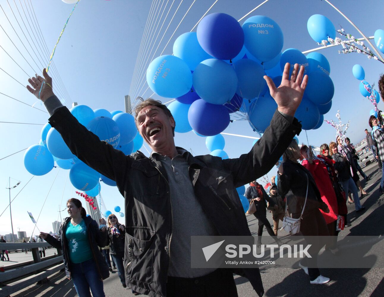 May Day processions in Russian regions
