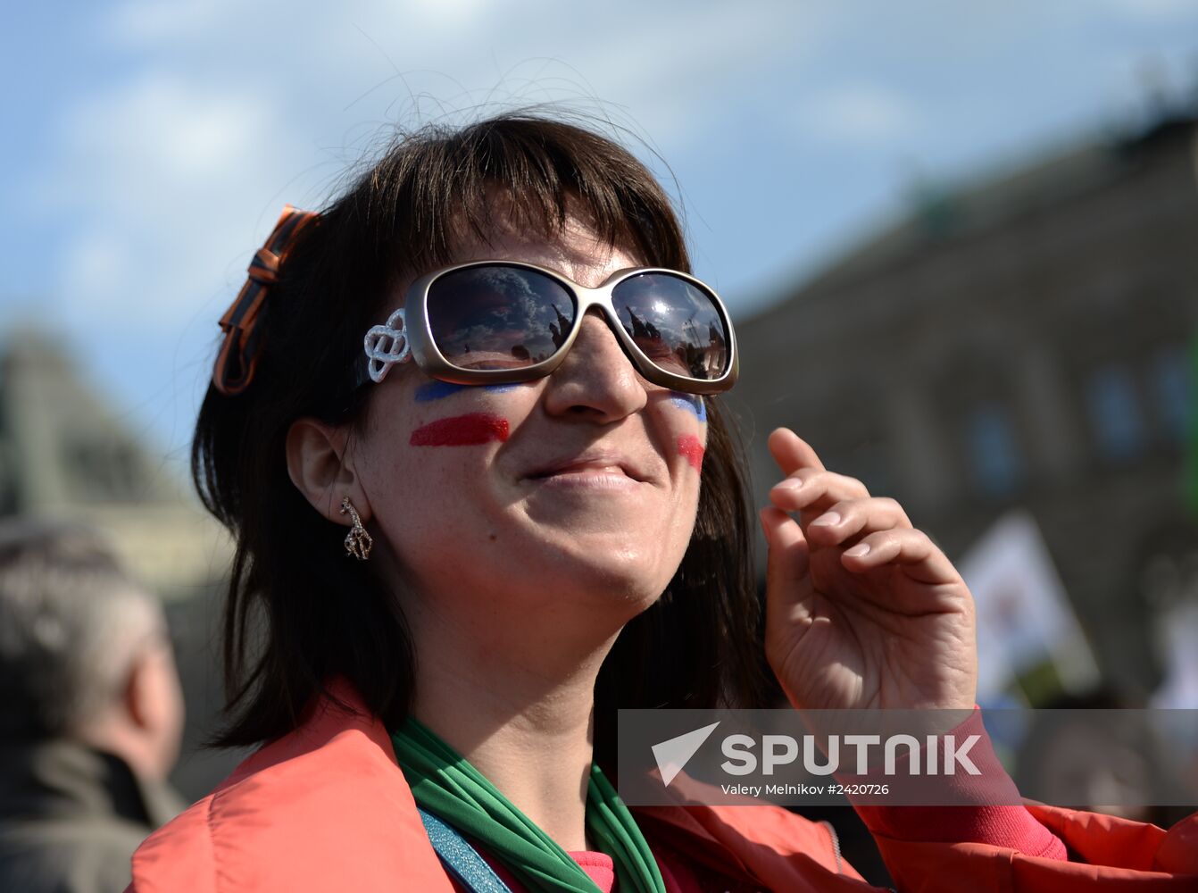 May Day trade unions' demonstration on Red Square