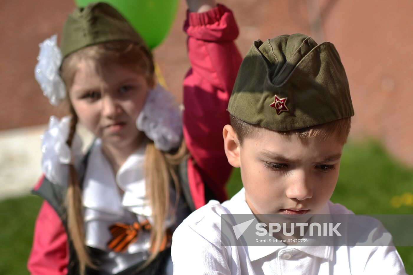 May Day trade unions' demonstration on Red Square