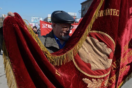 May Day processions in Russian regions