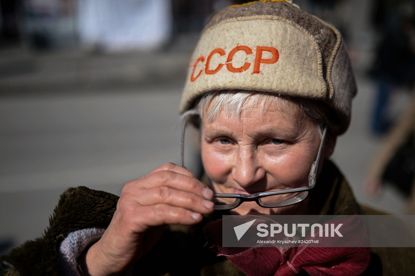 May Day processions in Russian regions