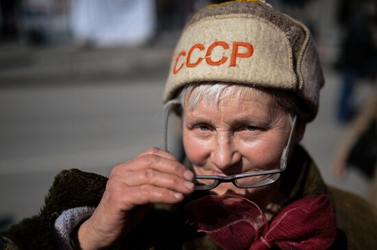 May Day processions in Russian regions