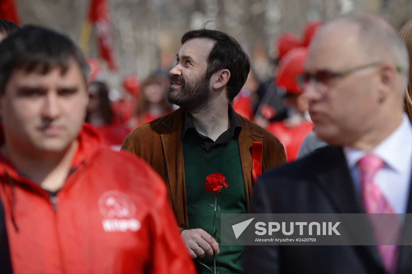 May Day processions in Russian regions
