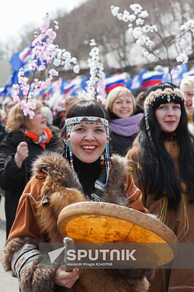May Day processions in Russian regions