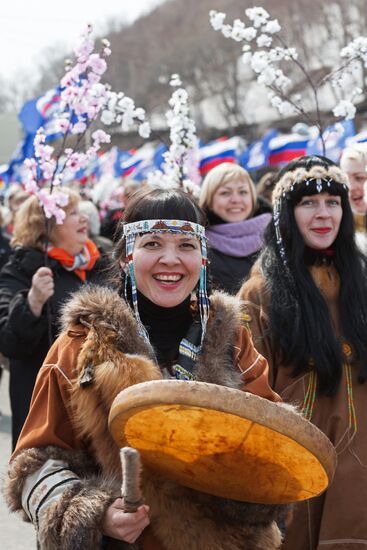 May Day processions in Russian regions