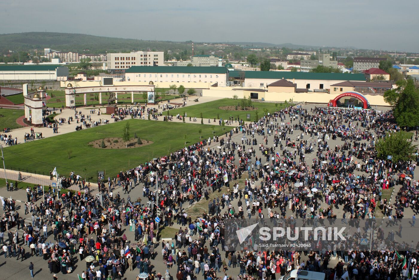 May Day processions in Russian regions