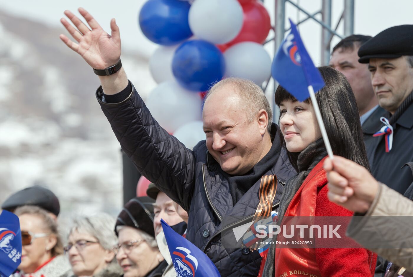 May Day processions in Russian regions