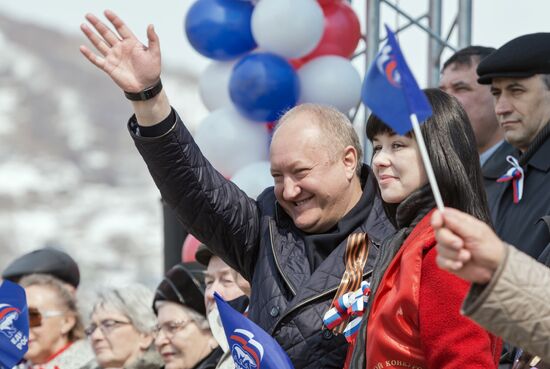 May Day processions in Russian regions