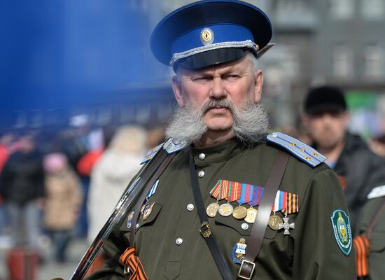 May Day processions in Russian regions