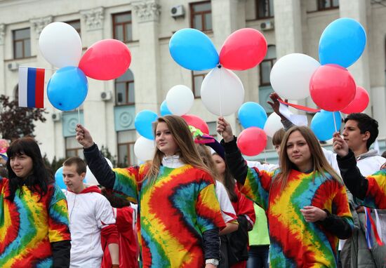Spring and Labor Day in Crimea