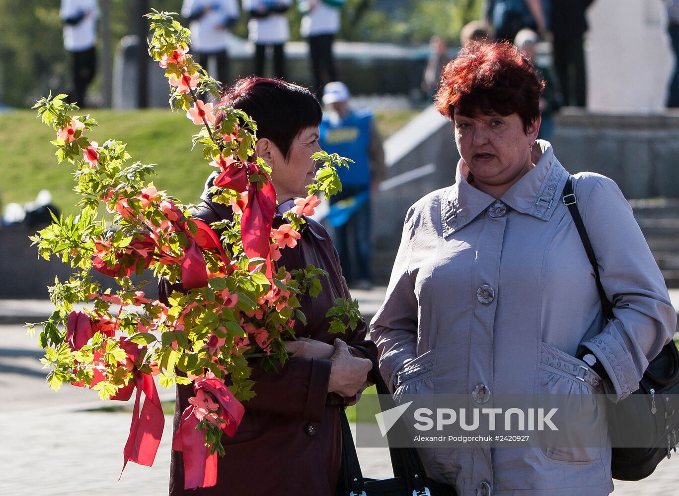 May Day processions in Russian regions
