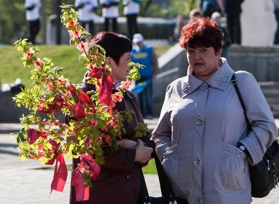 May Day processions in Russian regions