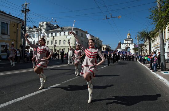 May Day processions in Russian regions