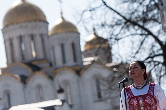 May Day processions in Russian regions