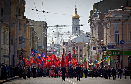 May Day processions and rallies in Ukraine