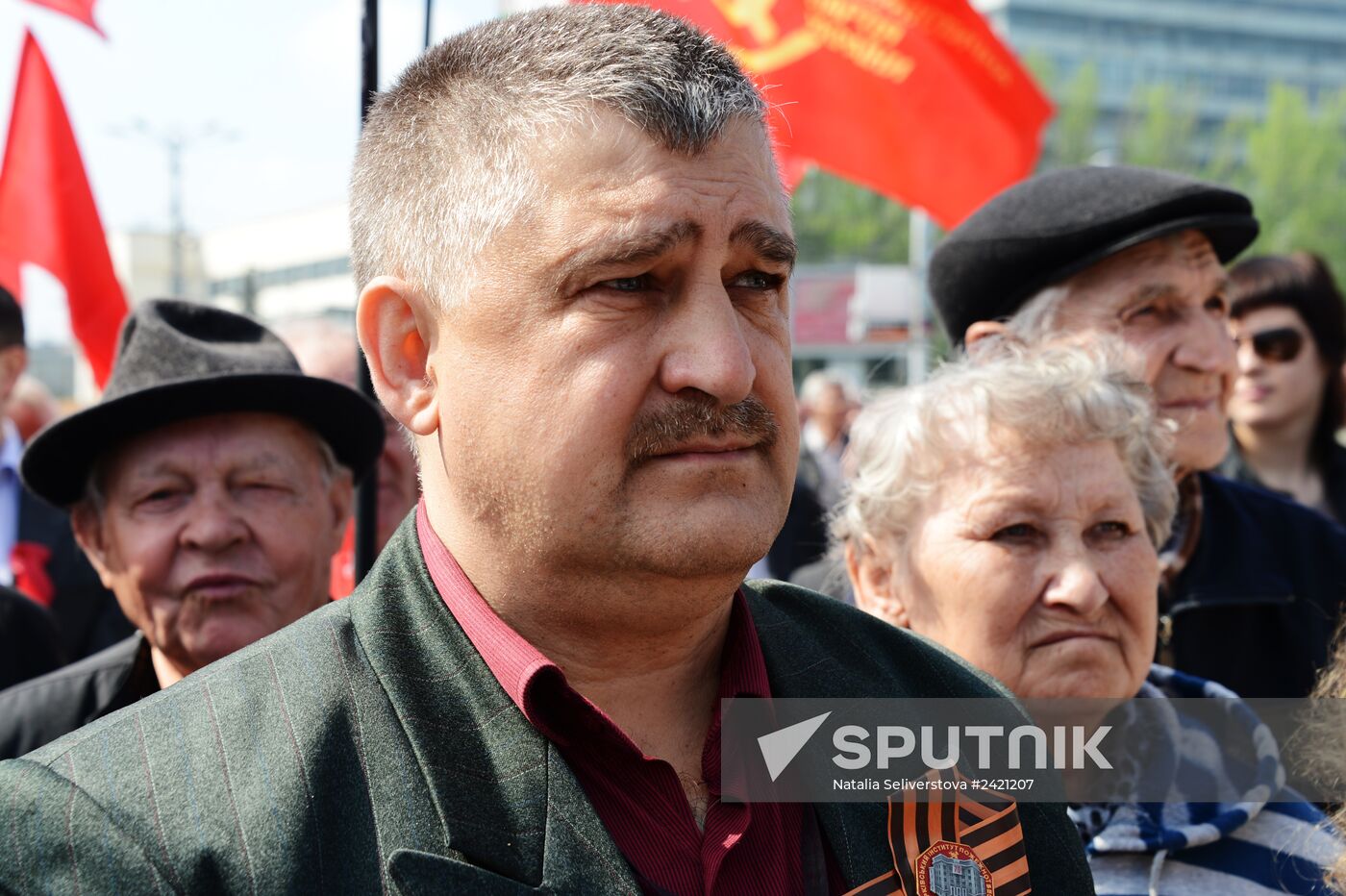 Celebrating International Workers' Solidarity Day in Donetsk
