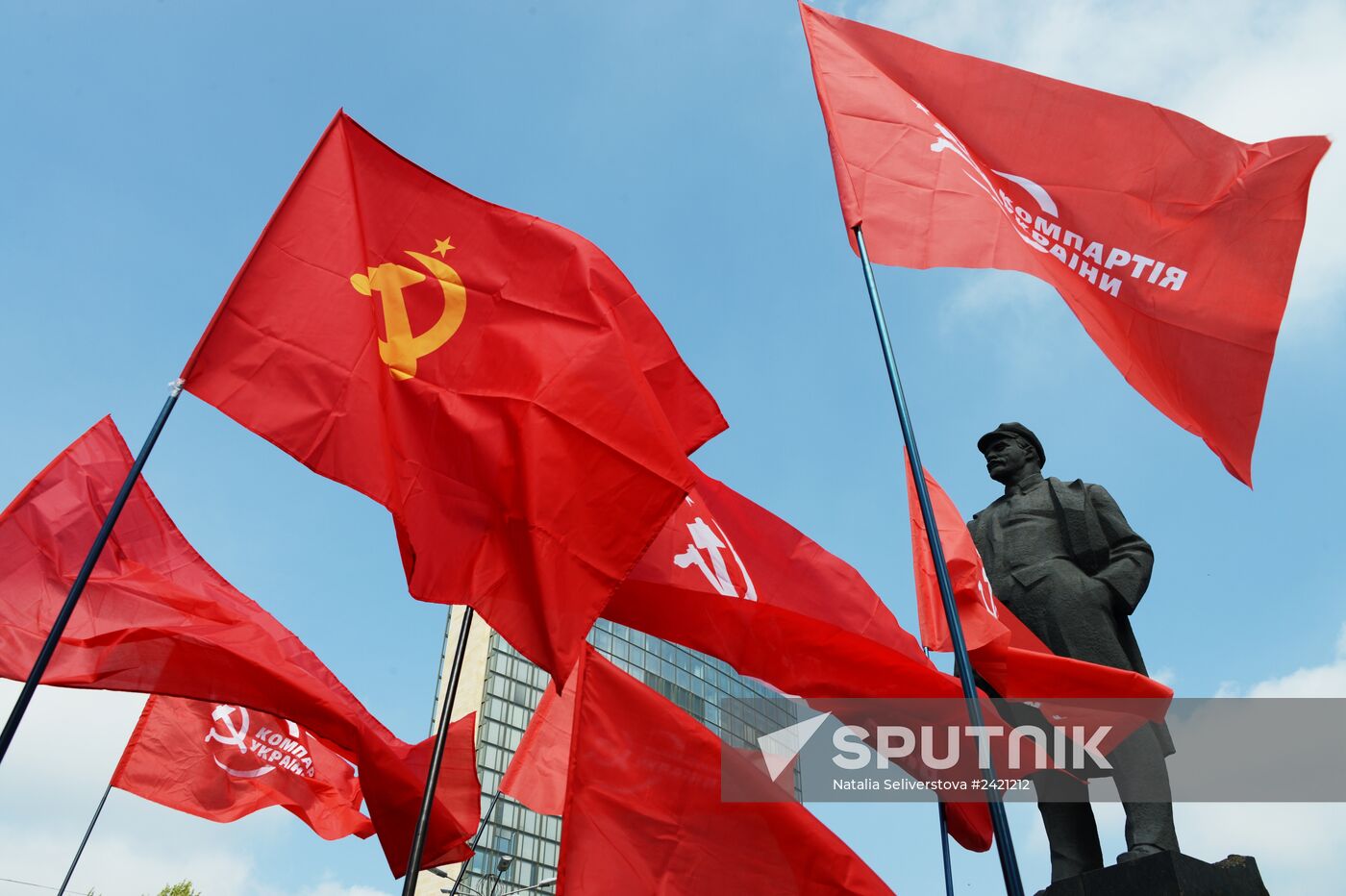 Celebrating International Workers' Solidarity Day in Donetsk