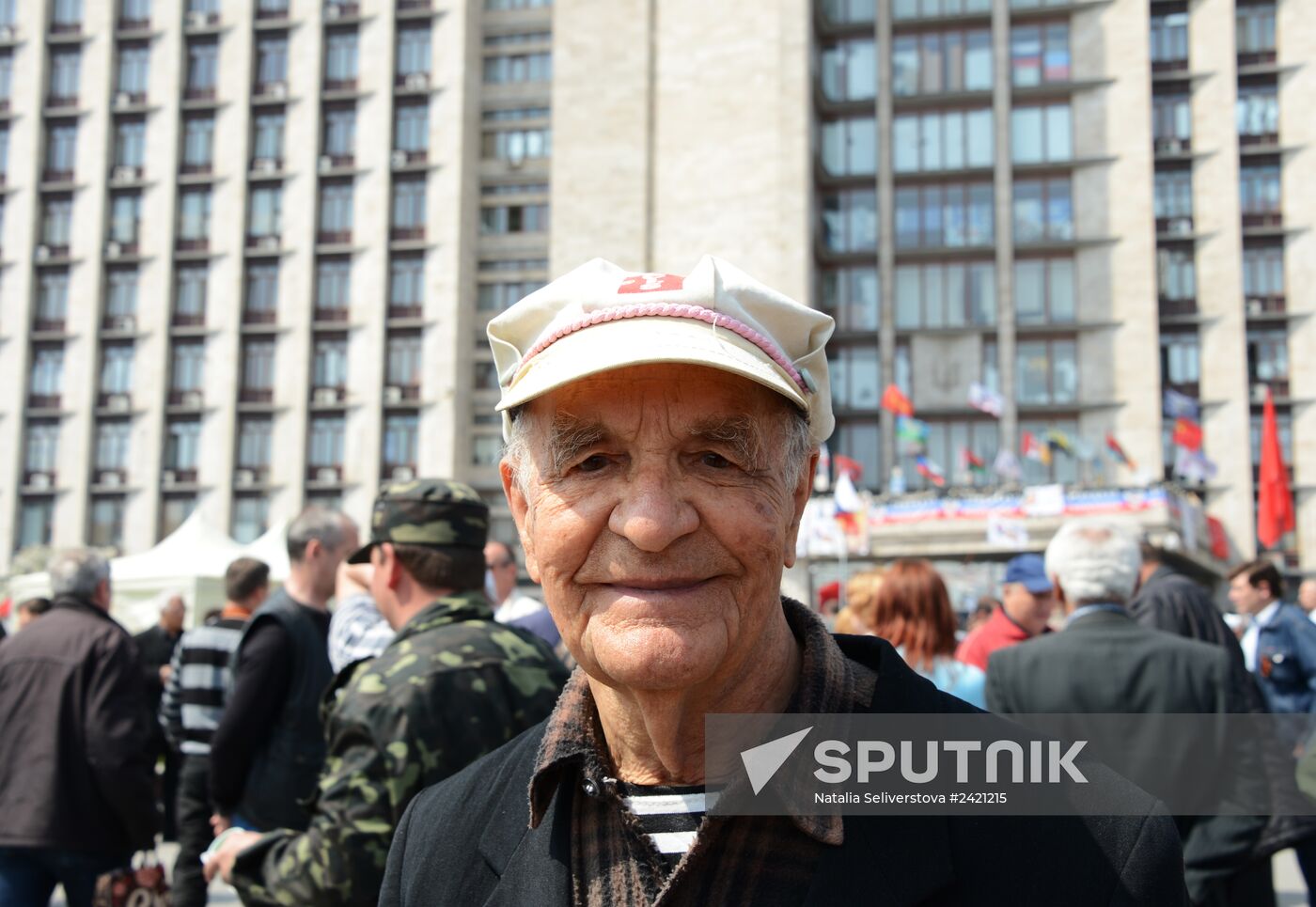 Celebrating International Workers' Solidarity Day in Donetsk