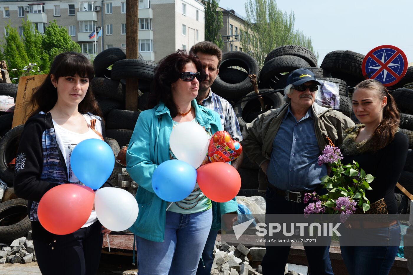 Celebrating International Workers' Solidarity Day in Donetsk