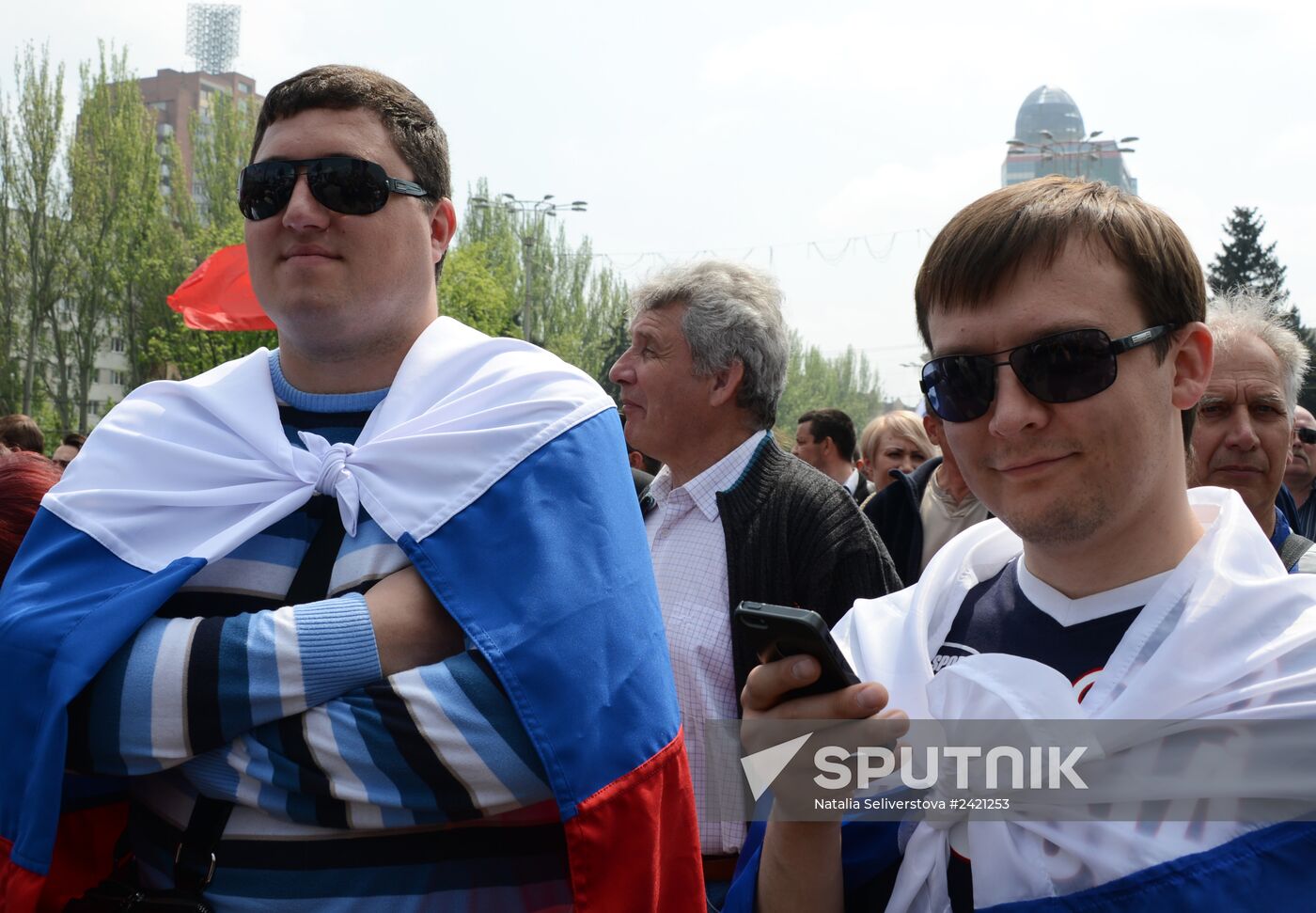 May Day celebrated in Donetsk