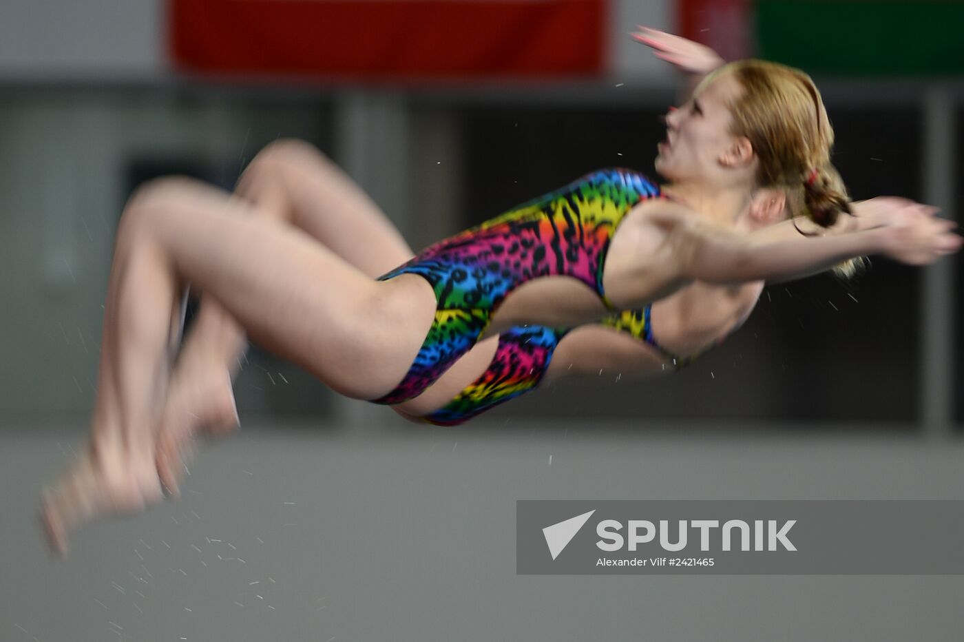 FINA/NVC Diving World Series 2014. Day One