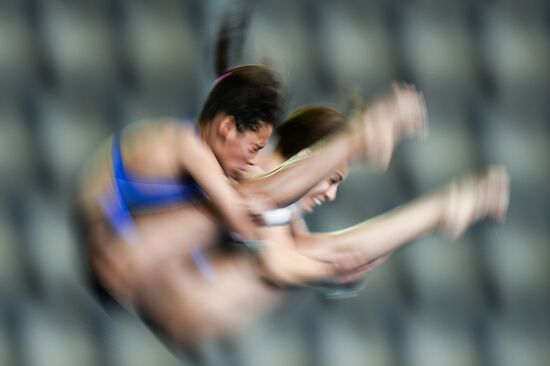 FINA/NVC Diving World Series 2014. Day One