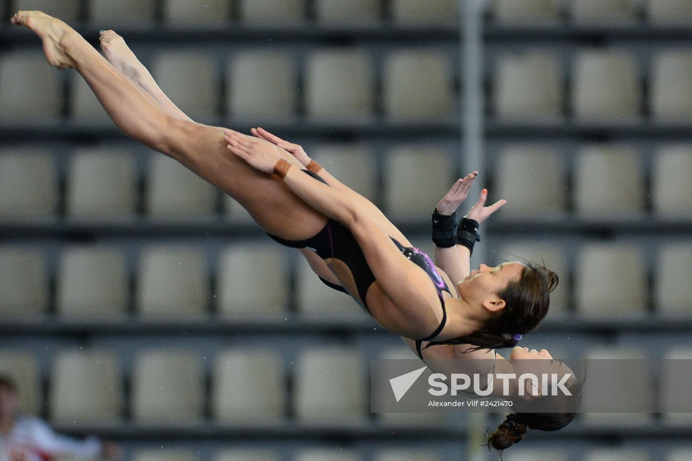 FINA/NVC Diving World Series 2014. Day One