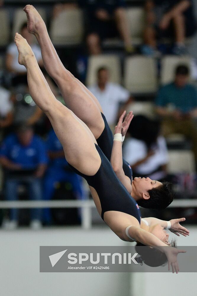 FINA/NVC Diving World Series 2014. Day One