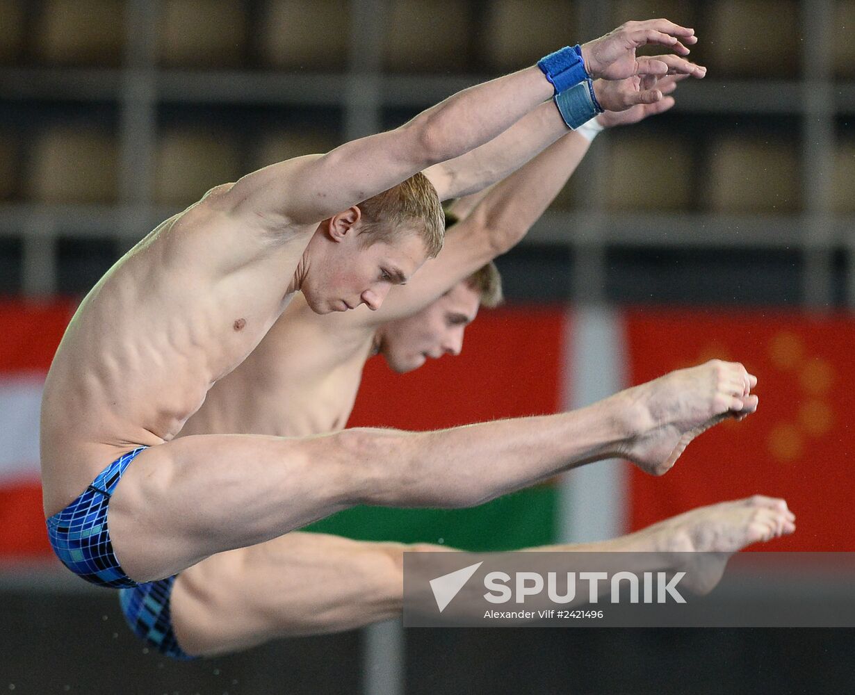 FINA/NVC Diving World Series 2014. Day One