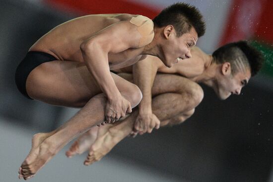 FINA/NVC Diving World Series 2014. Day One