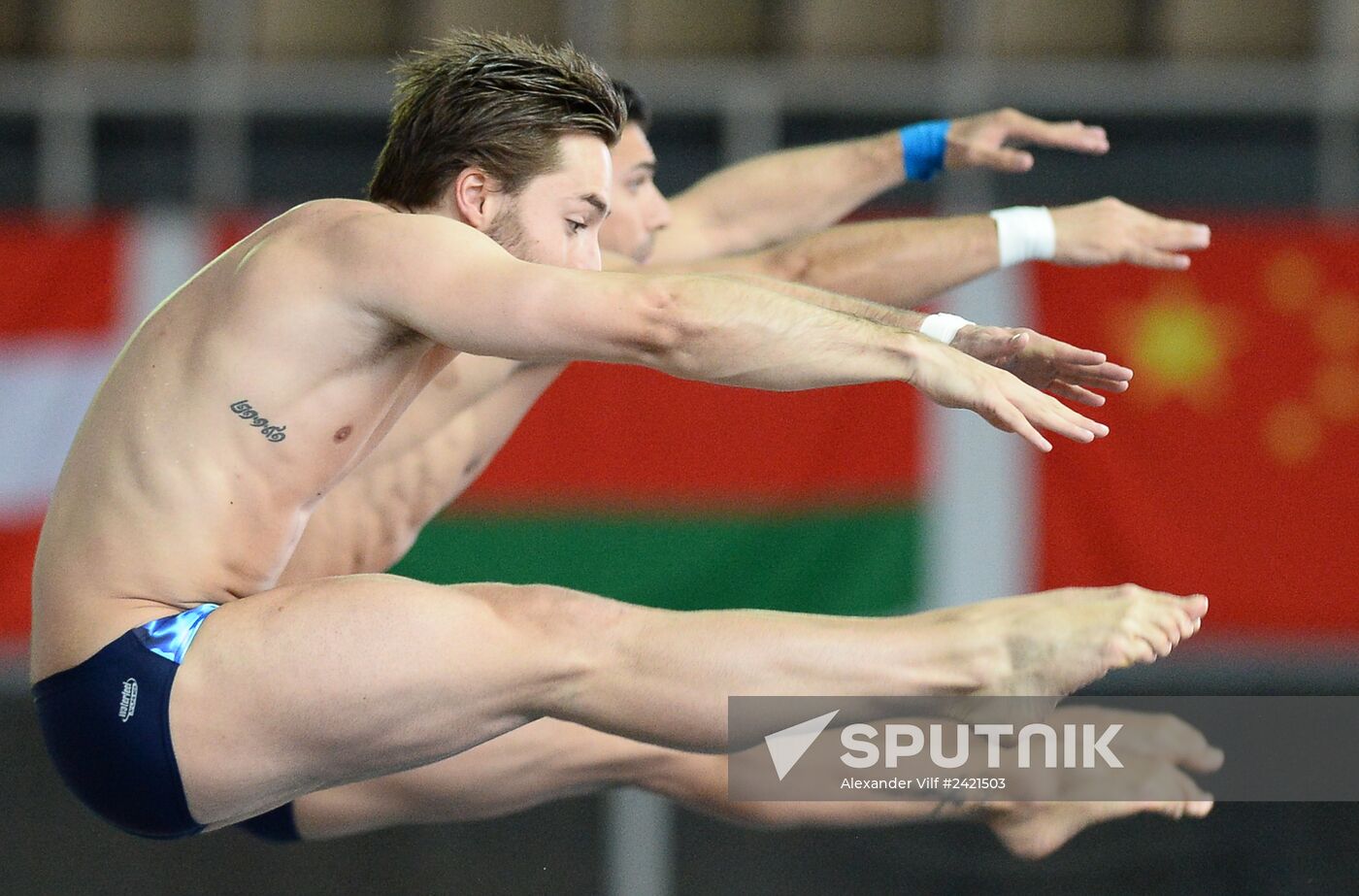 FINA/NVC Diving World Series 2014. Day One