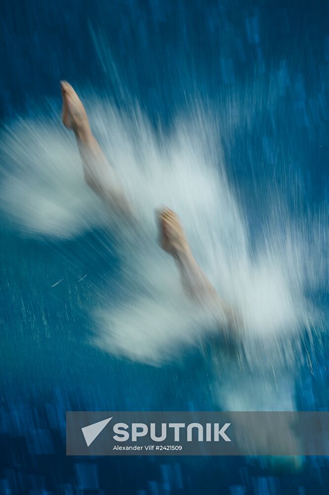 FINA/NVC Diving World Series 2014. Day One