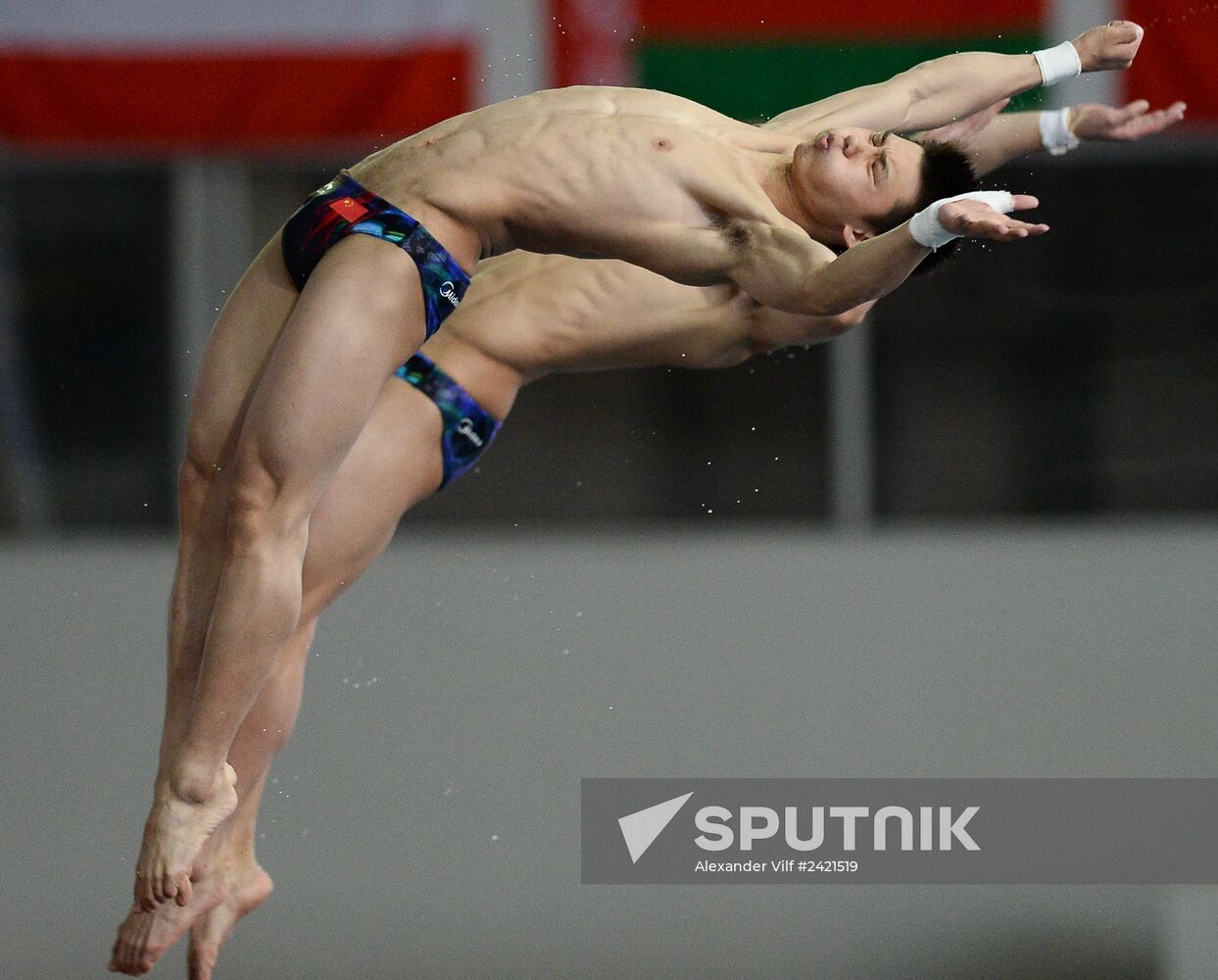 FINA/NVC Diving World Series 2014. Day One