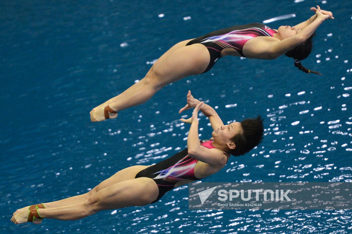 FINA/NVC Diving World Series 2014. Day One