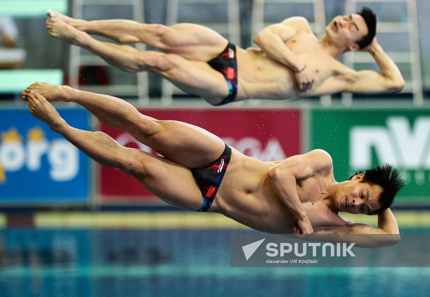 FINA/NVC Diving World Series 2014. Day One