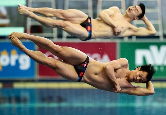 FINA/NVC Diving World Series 2014. Day One