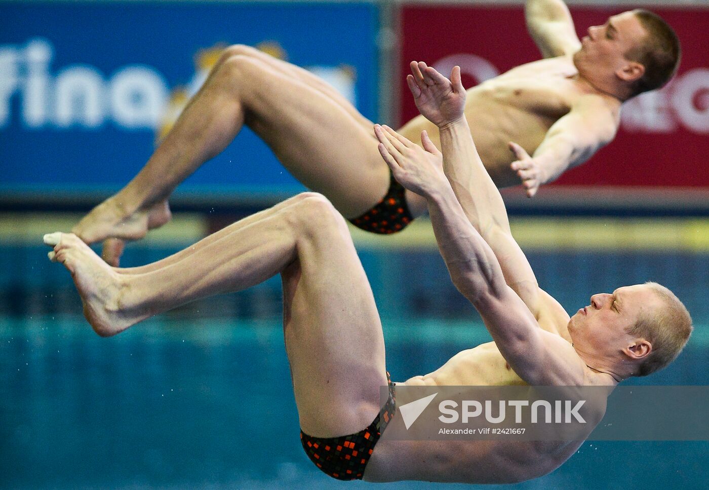 FINA/NVC Diving World Series 2014. Day One