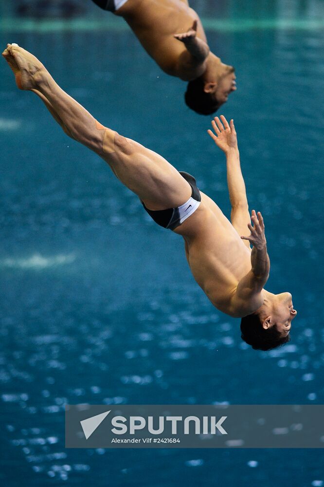 FINA/NVC Diving World Series 2014. Day One