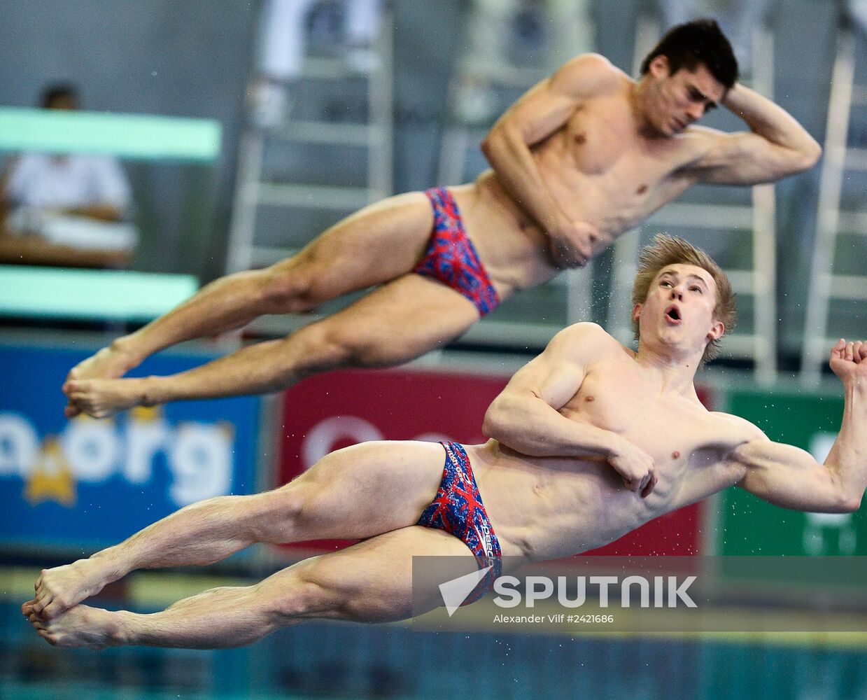 FINA/NVC Diving World Series 2014. Day One