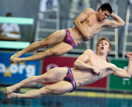 FINA/NVC Diving World Series 2014. Day One