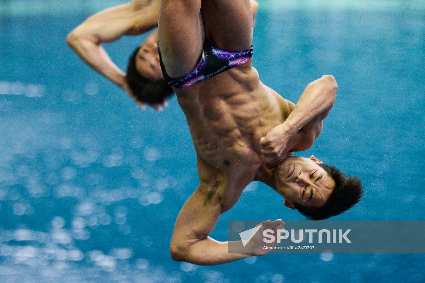 FINA/NVC Diving World Series 2014. Day One