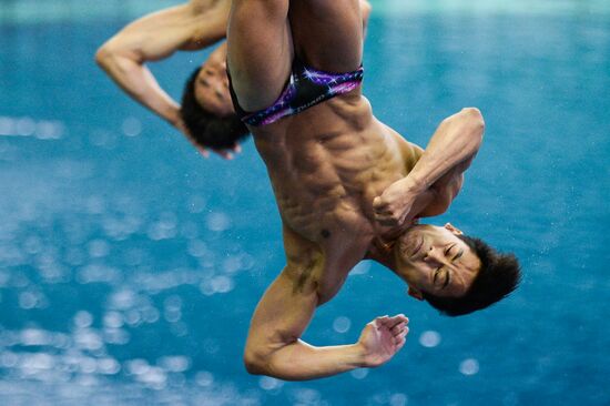 FINA/NVC Diving World Series 2014. Day One